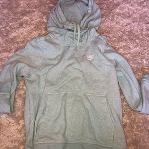 teal nike sweatshirt